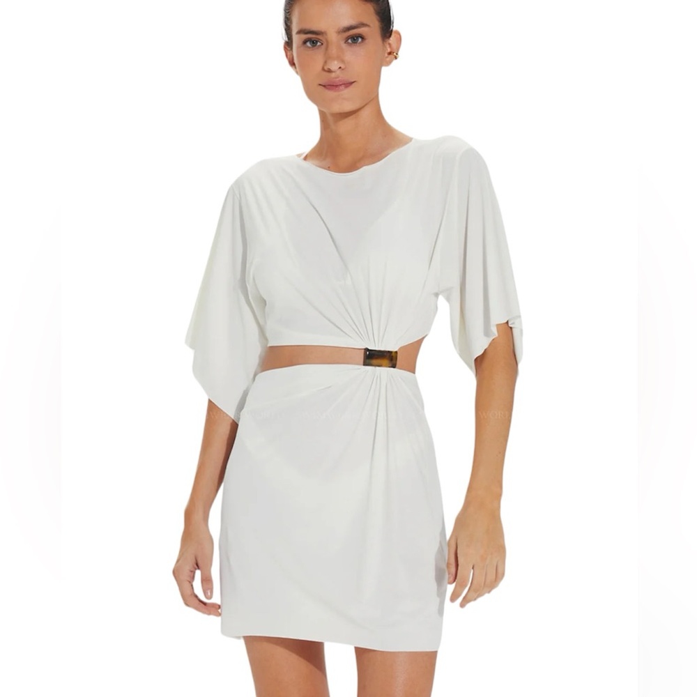 VIX Cutout dress in Off white
